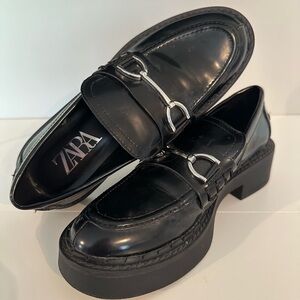 Zara Loafers with Buckle | Women’s Sz 6
